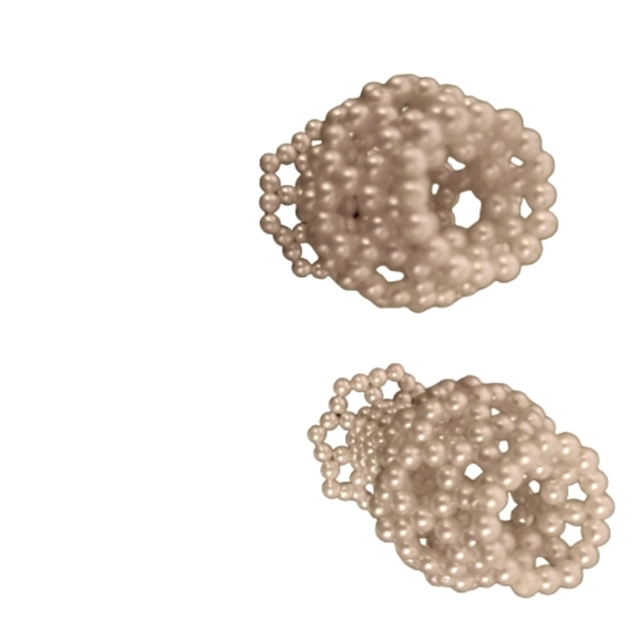 1970's 2 Beaded Flower Vase size Small - Picture 3 of 4